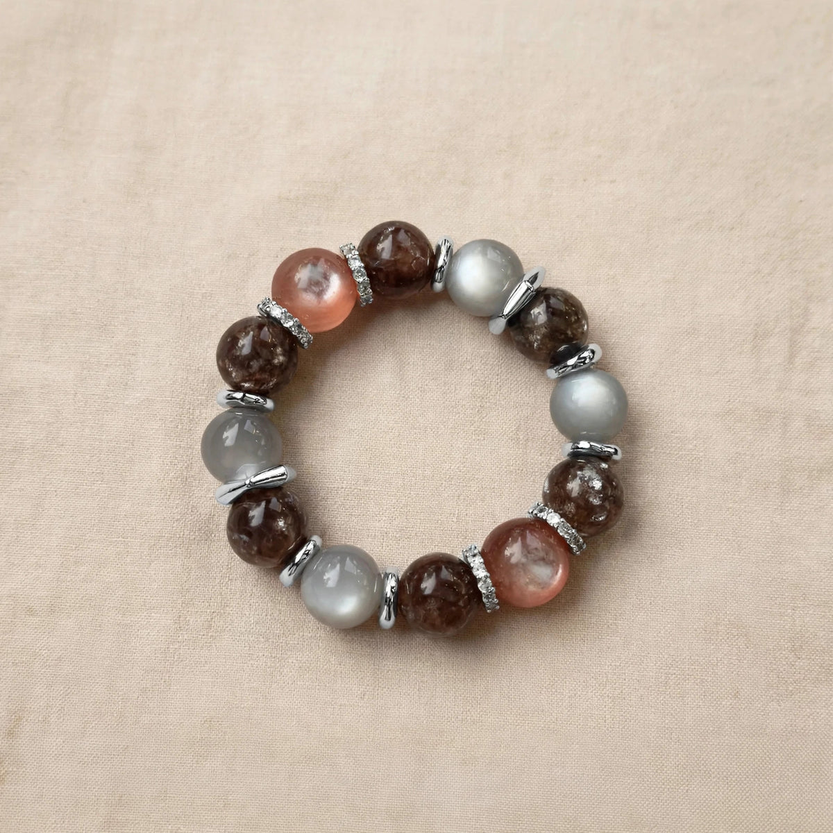 Moonlight Sonata Silver Moonstone Bracelet