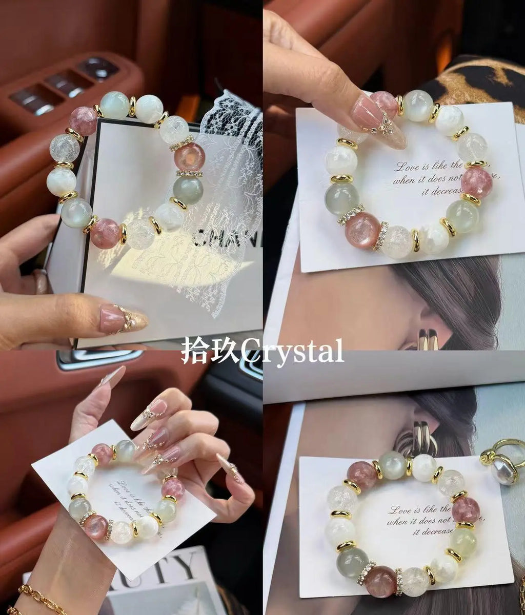 Blush Moon Moonstone Bracelet
