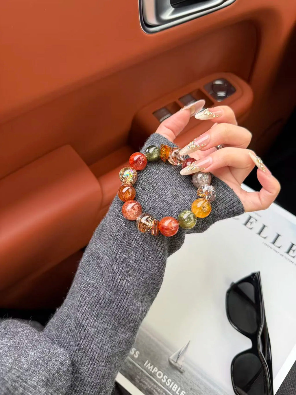 Bold Spirit Natural Crystal Bracelet