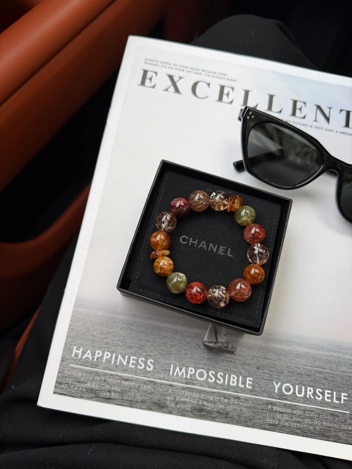 Bold Spirit Natural Crystal Bracelet