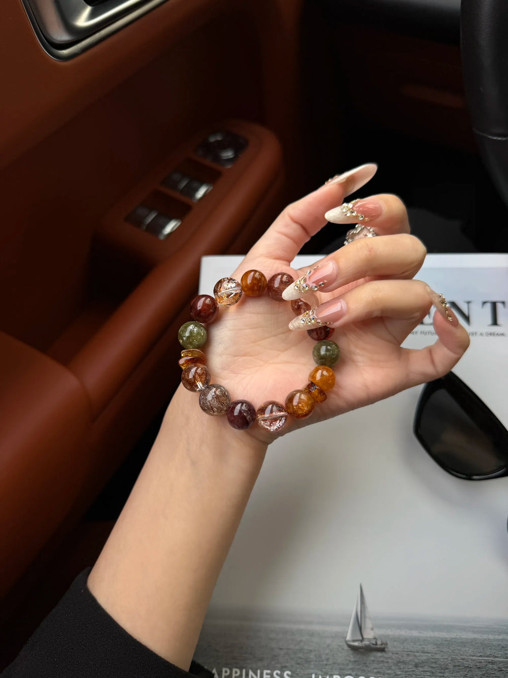 Bold Spirit Natural Crystal Bracelet
