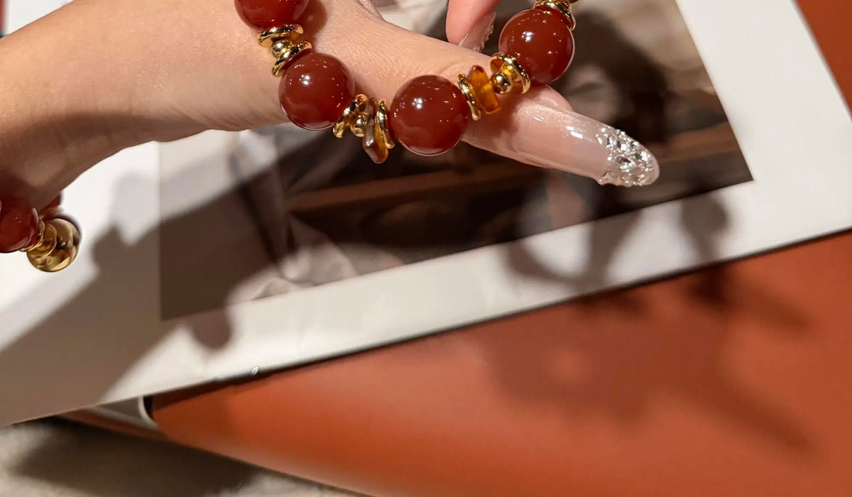 Imperial Consort Red Agate Bracelet