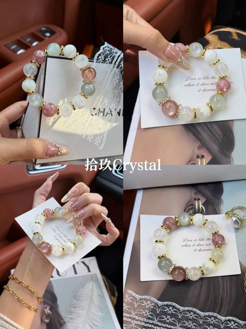 Blush Moon Moonstone Bracelet
