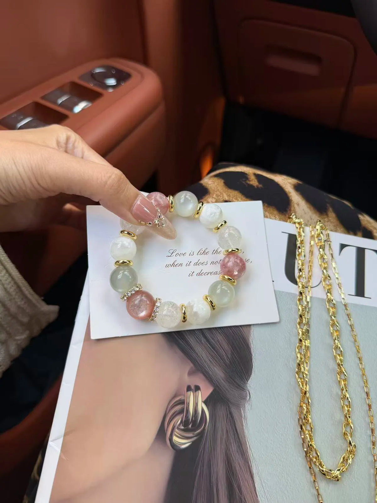Blush Moon Moonstone Bracelet
