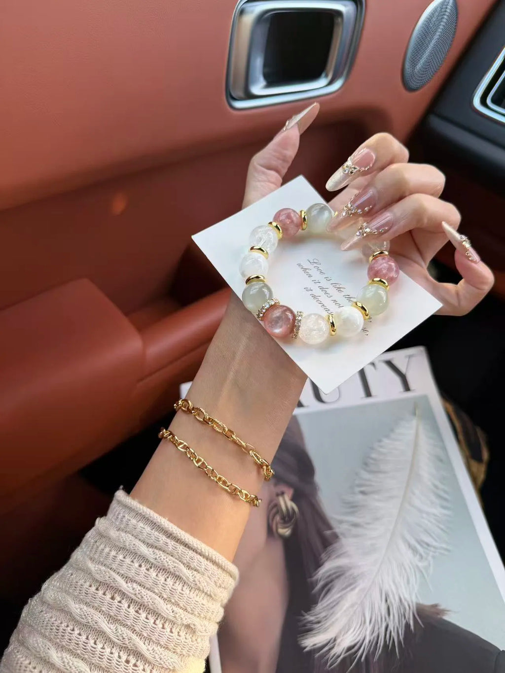 Blush Moon Moonstone Bracelet