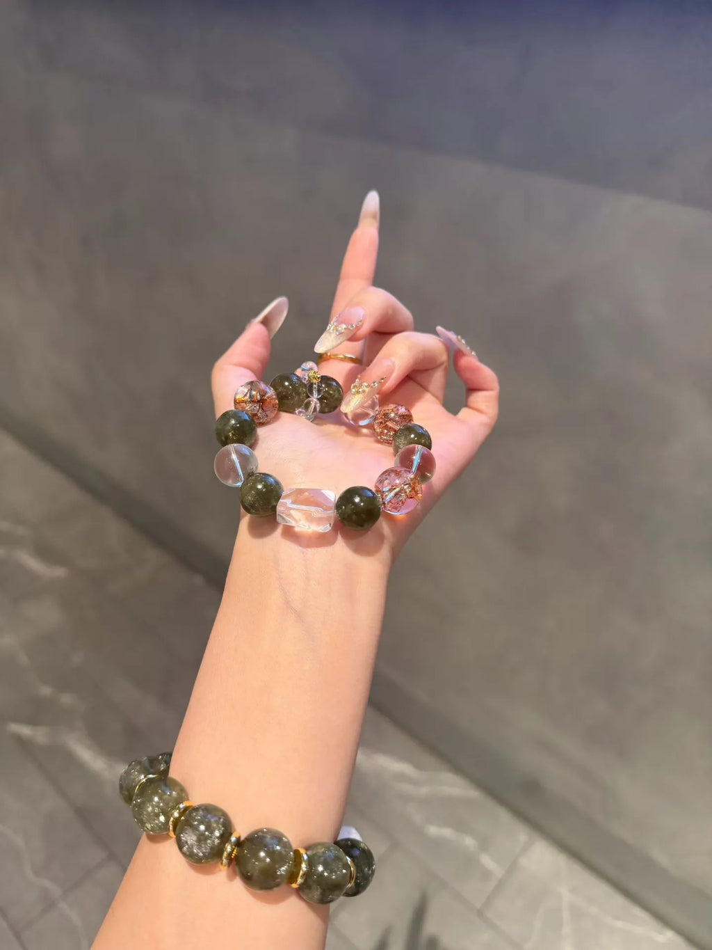 Spring Woods Emerald Quartz Bracelet