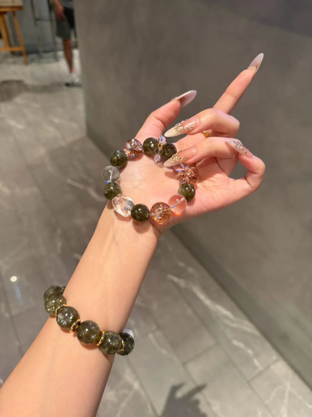 Spring Woods Emerald Quartz Bracelet