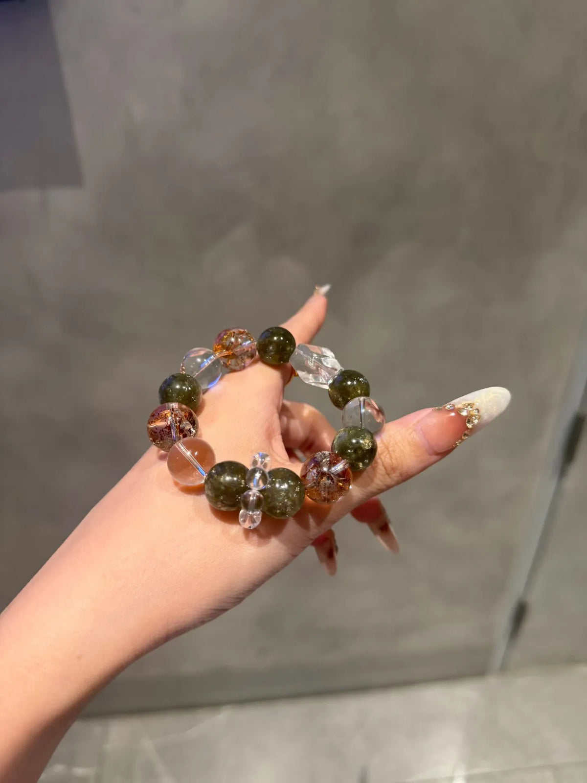 Spring Woods Emerald Quartz Bracelet