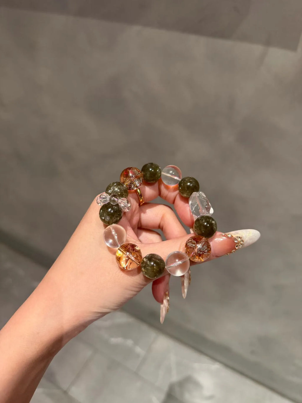 Spring Woods Emerald Quartz Bracelet
