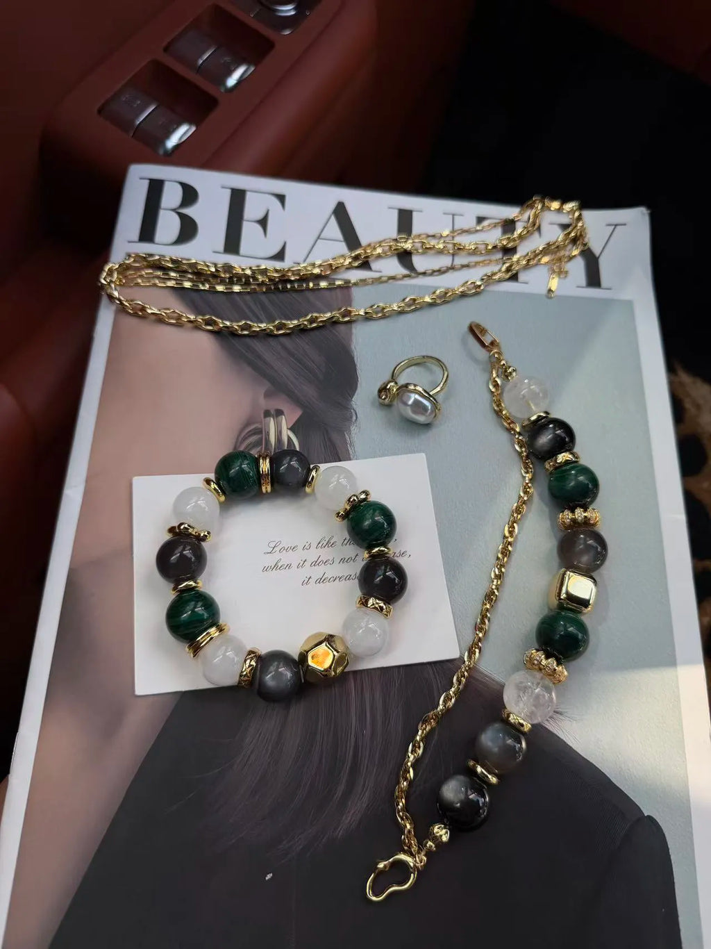 Hanging Gardens Vintage Green Bracelet