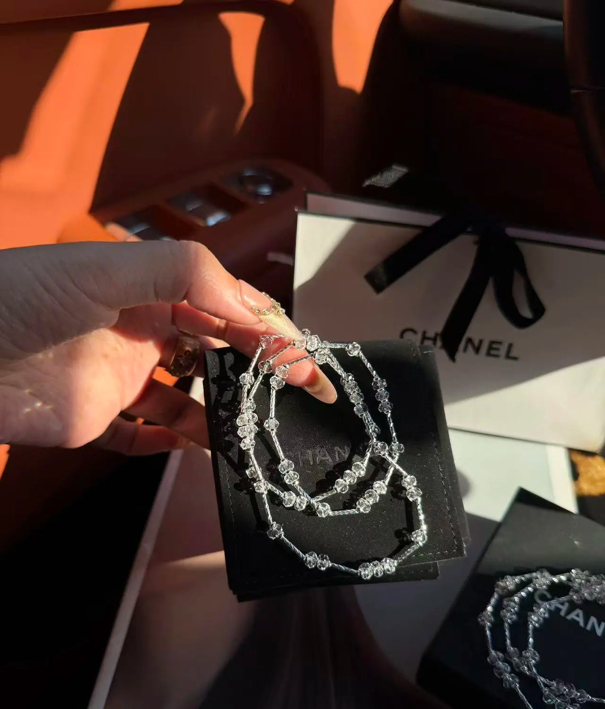 Silver Heart Triple-Wrap Bracelet