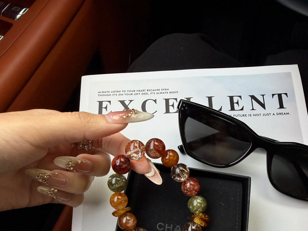 Bold Spirit Natural Crystal Bracelet