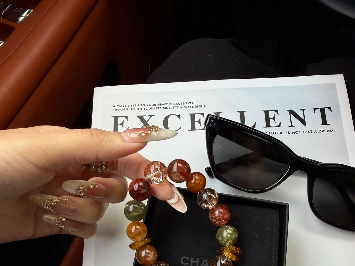 Bold Spirit Natural Crystal Bracelet