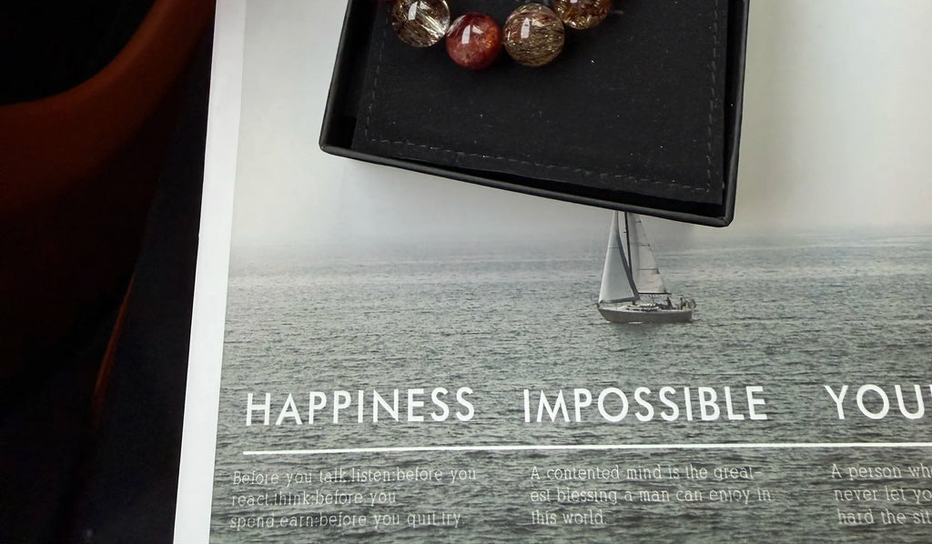 Bold Spirit Natural Crystal Bracelet