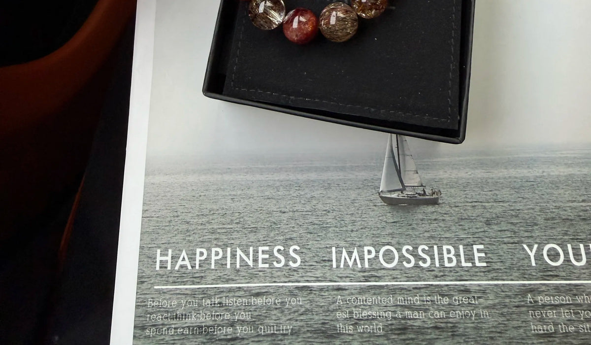 Bold Spirit Natural Crystal Bracelet