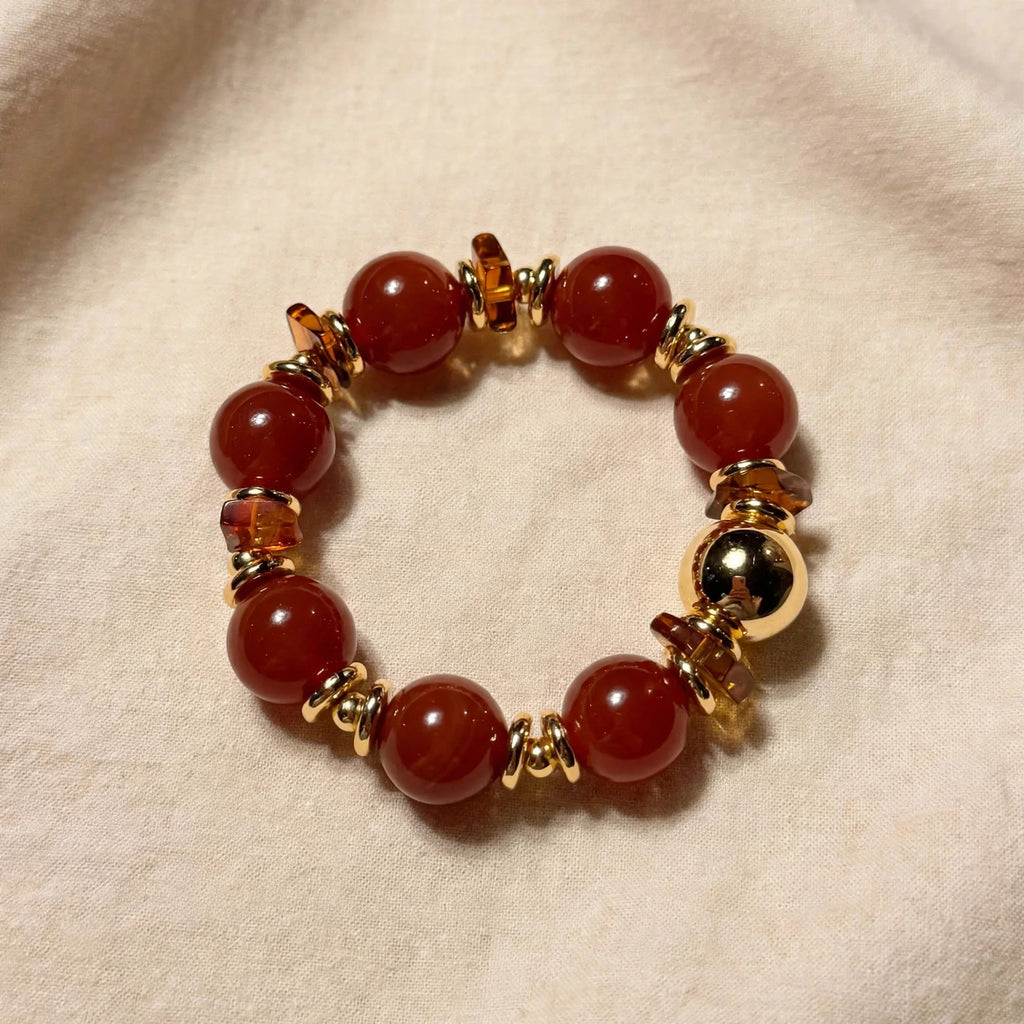 Imperial Consort Red Agate Bracelet