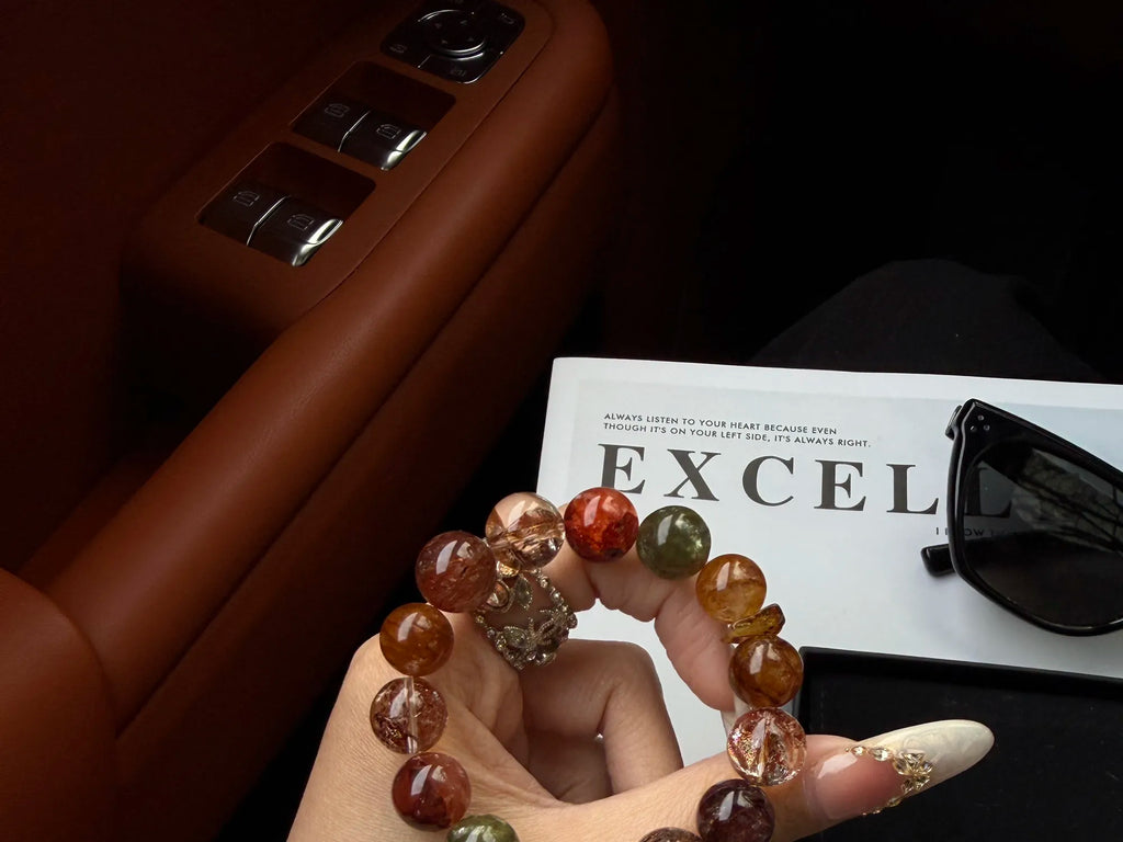 Bold Spirit Natural Crystal Bracelet