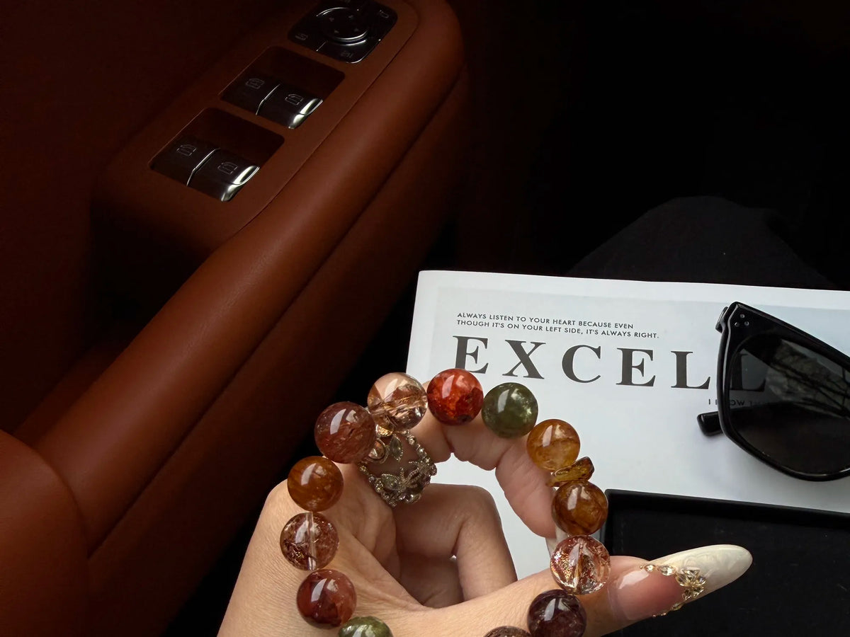 Bold Spirit Natural Crystal Bracelet