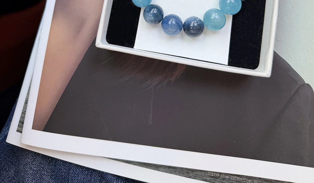 Sea Salt Gradient Aquamarine Bracelet