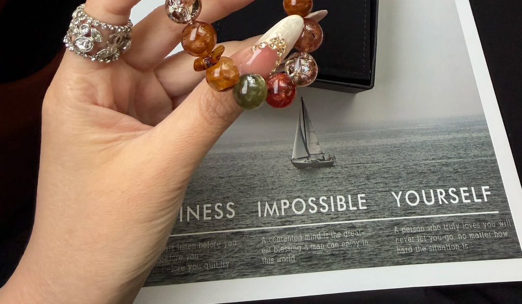 Bold Spirit Natural Crystal Bracelet