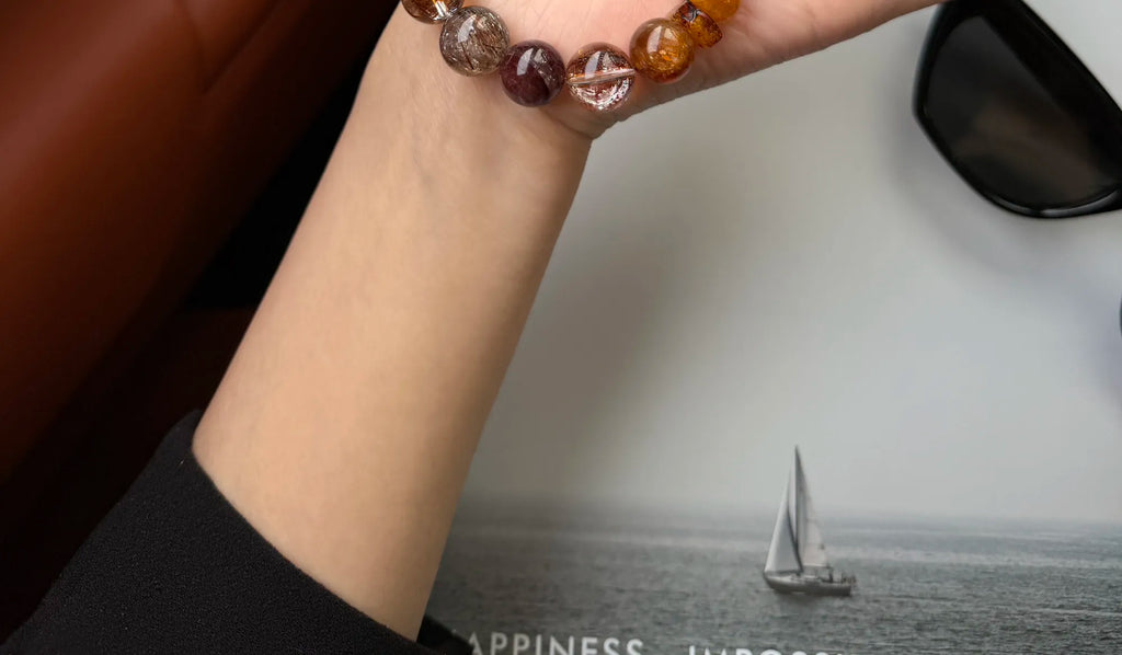 Bold Spirit Natural Crystal Bracelet