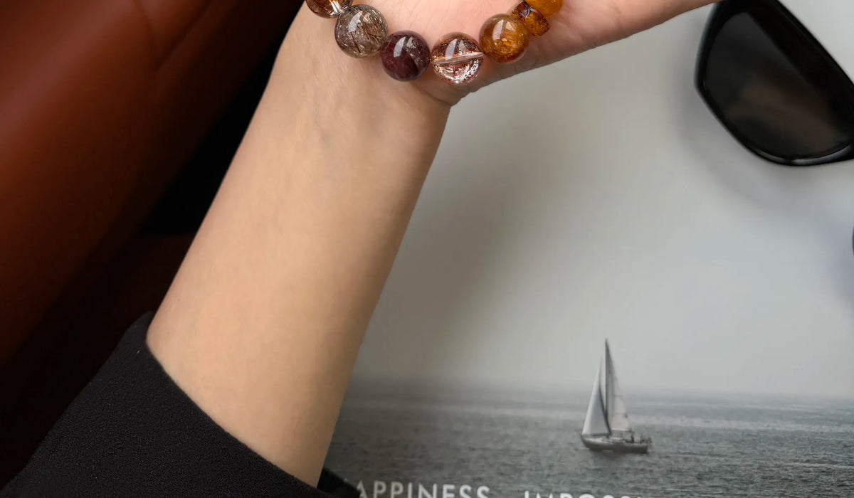 Bold Spirit Natural Crystal Bracelet