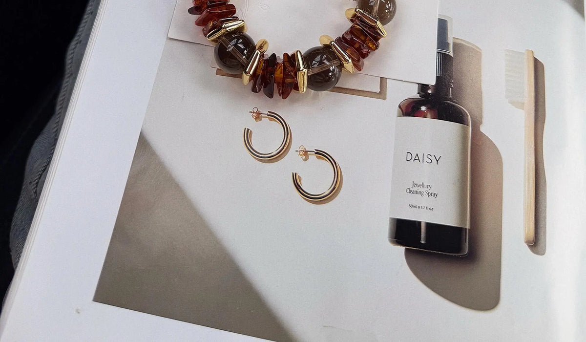 Amber Aura Vintage Crystal Bracelet
