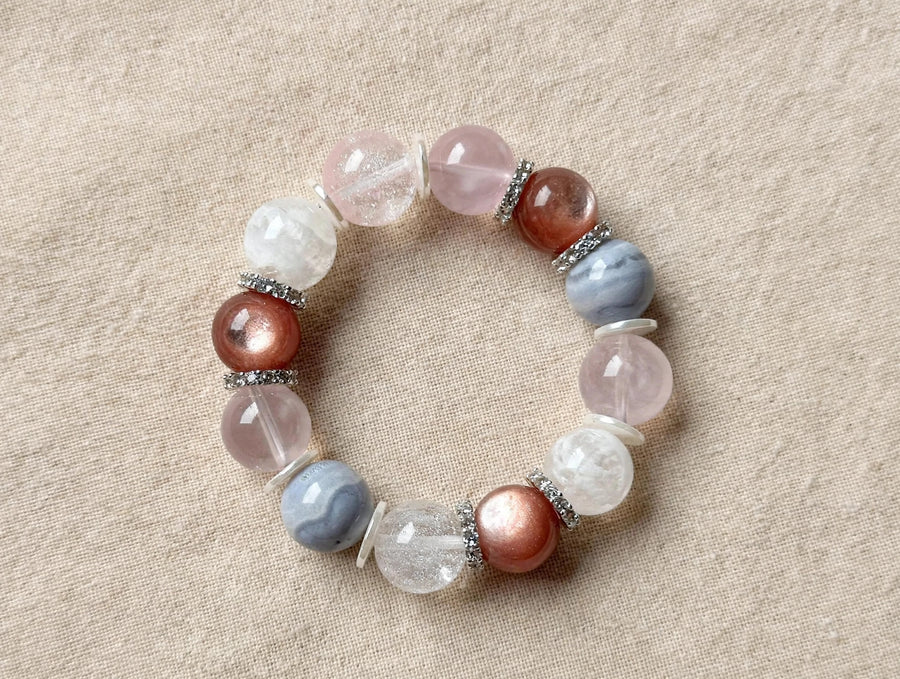 Ballet Pink Crystal Bracelet