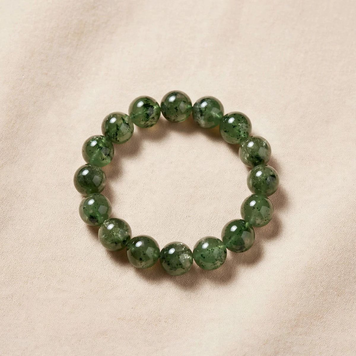 Spring Woods Emerald Quartz Bracelet