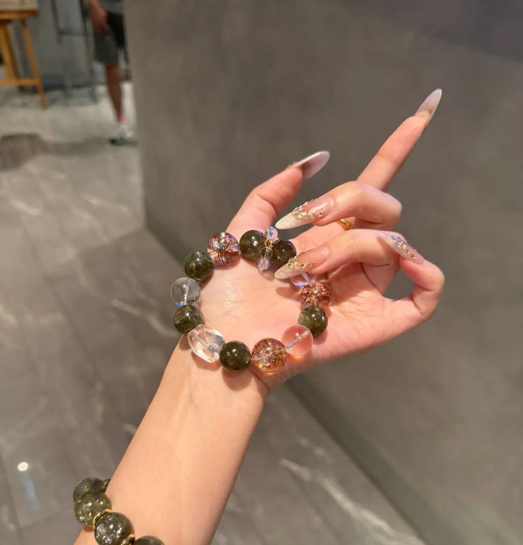 Spring Woods Emerald Quartz Bracelet