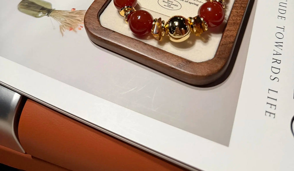 Imperial Consort Red Agate Bracelet