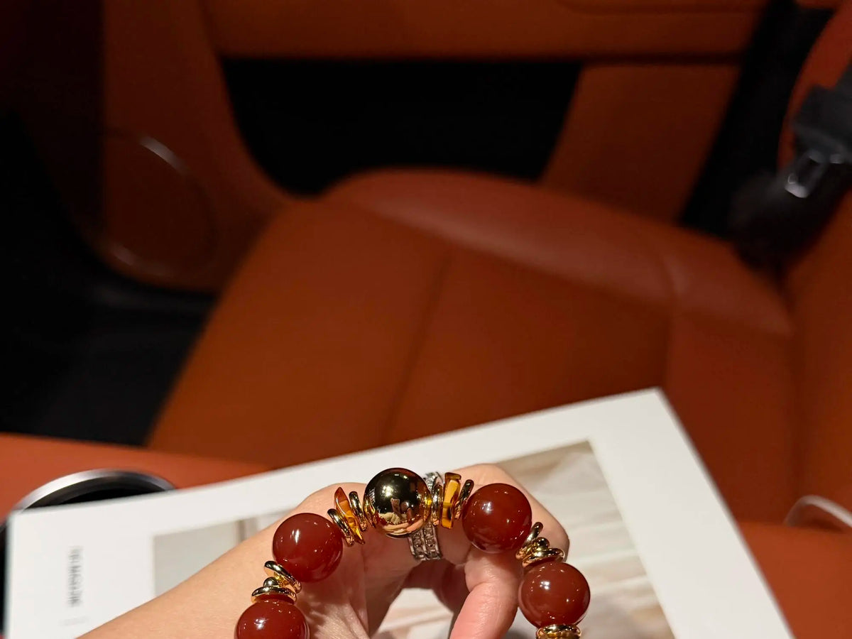 Imperial Consort Red Agate Bracelet
