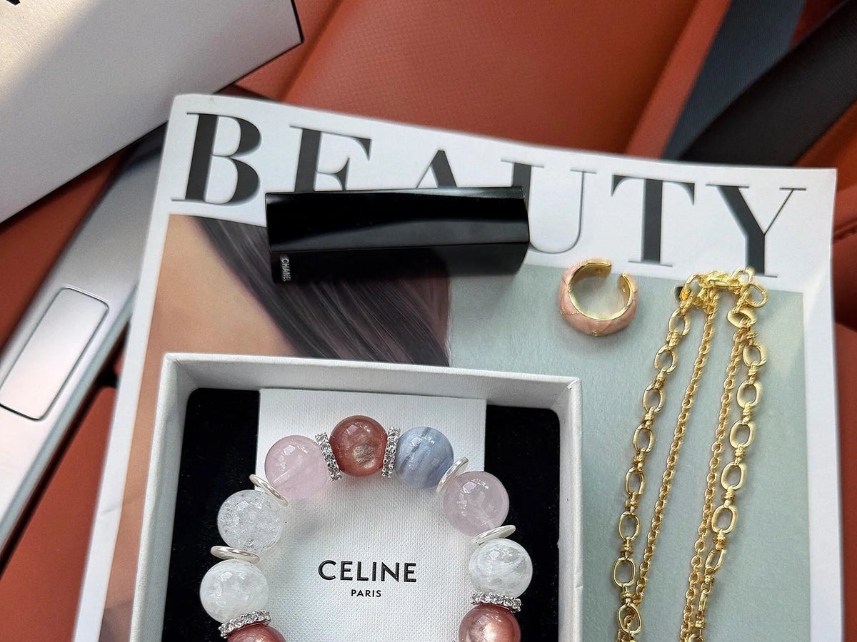 Ballet Pink Crystal Bracelet