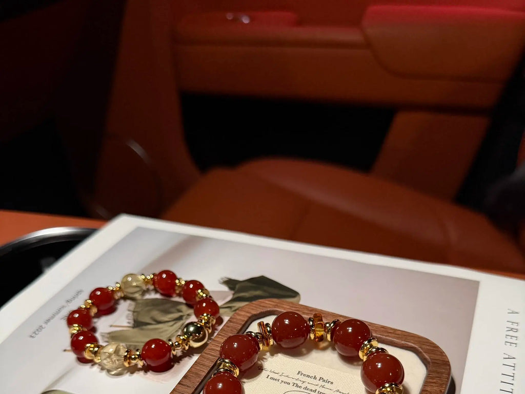Imperial Consort Red Agate Bracelet