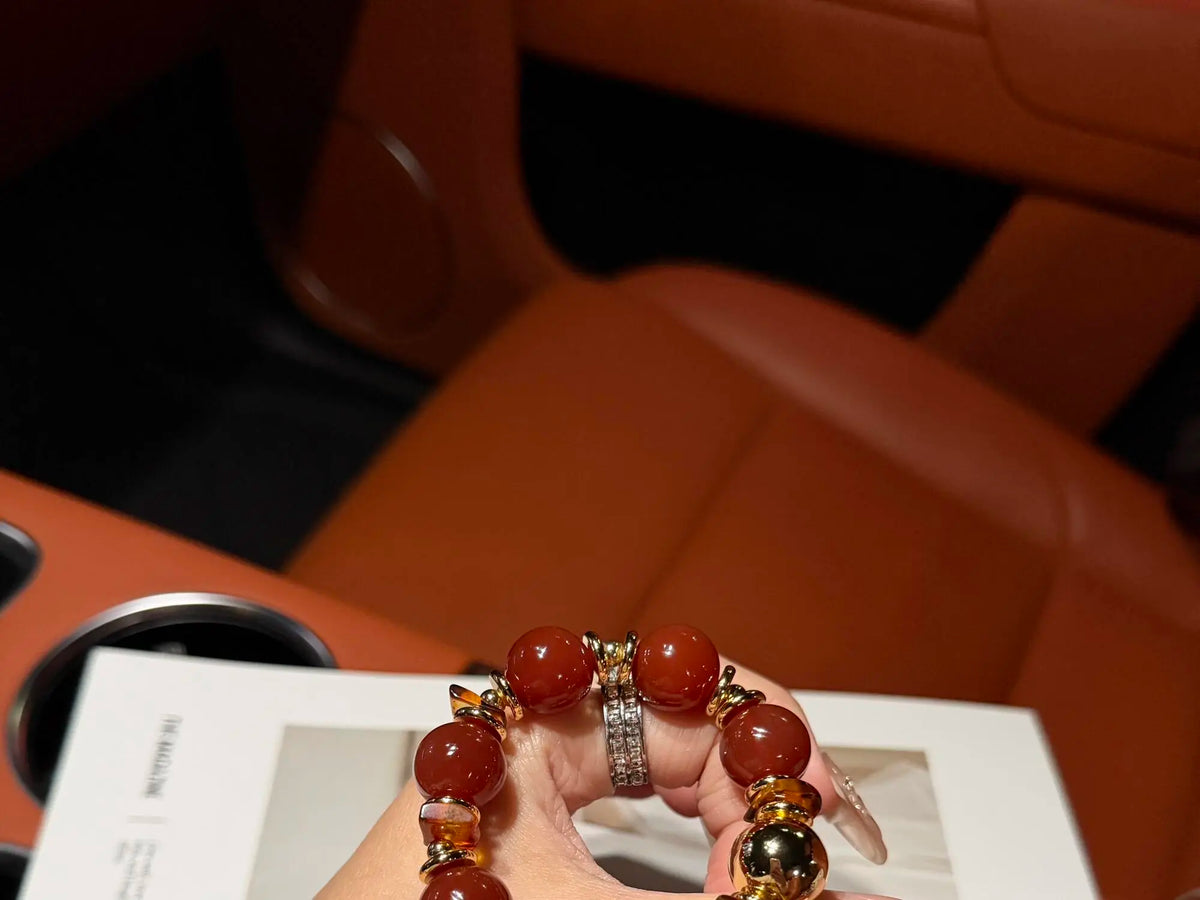 Imperial Consort Red Agate Bracelet