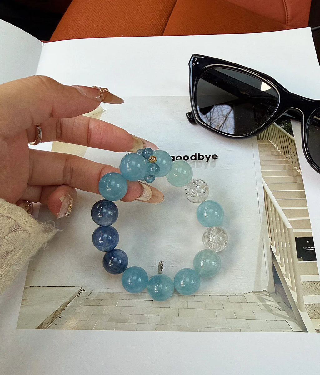 Sea Salt Gradient Aquamarine Bracelet