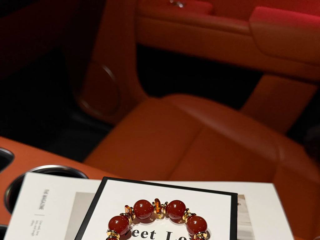 Imperial Consort Red Agate Bracelet