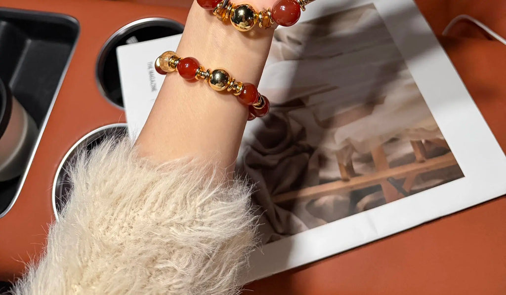 Imperial Consort Red Agate Bracelet
