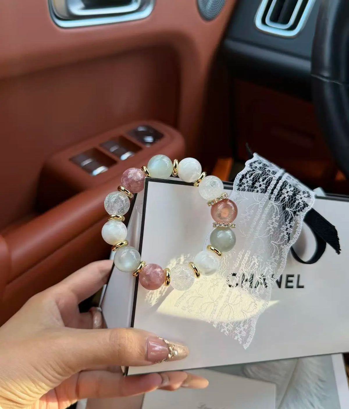 Blush Moon Moonstone Bracelet