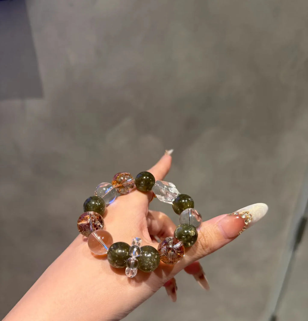 Spring Woods Emerald Quartz Bracelet