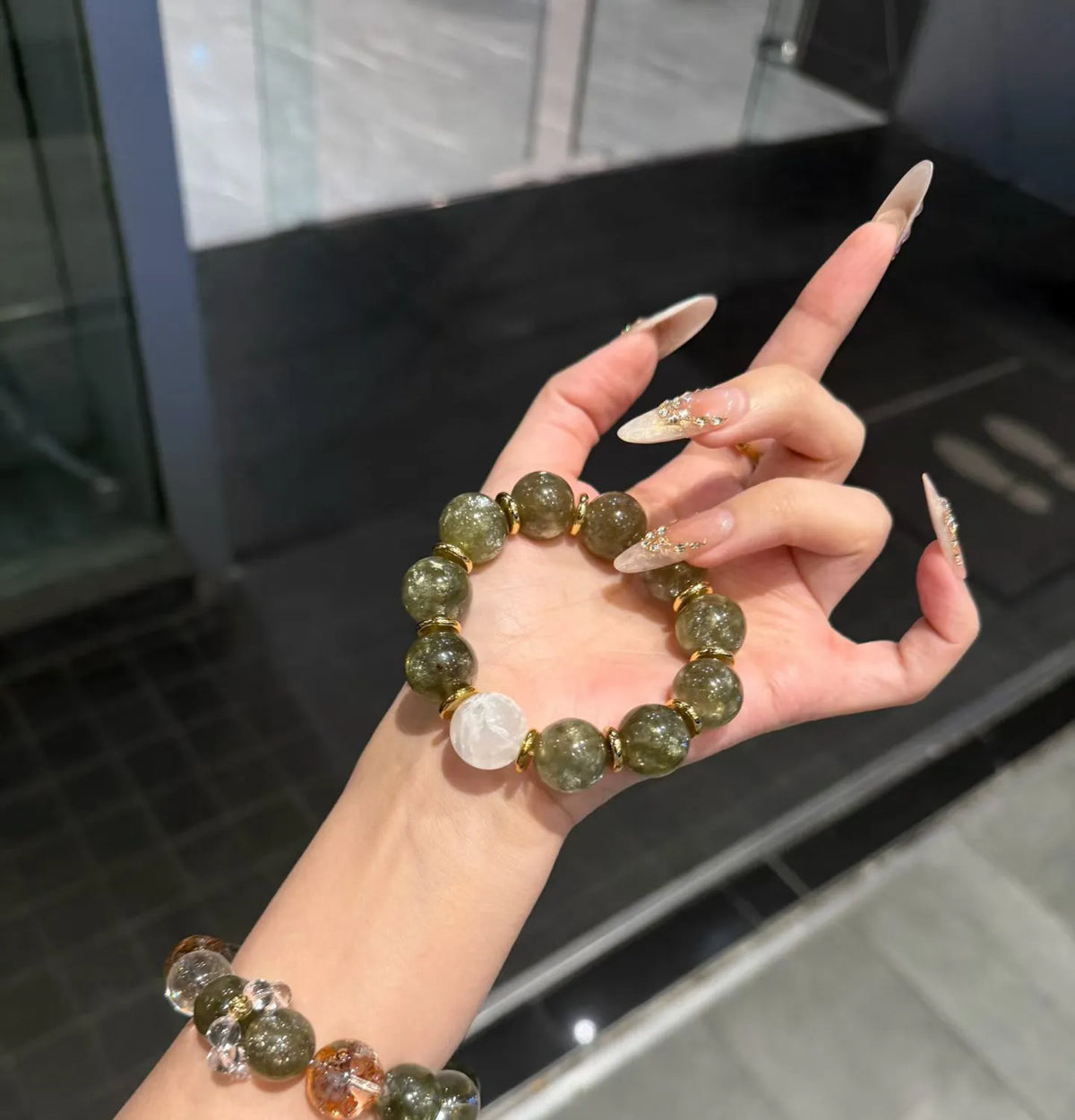 Spring Woods Emerald Quartz Bracelet