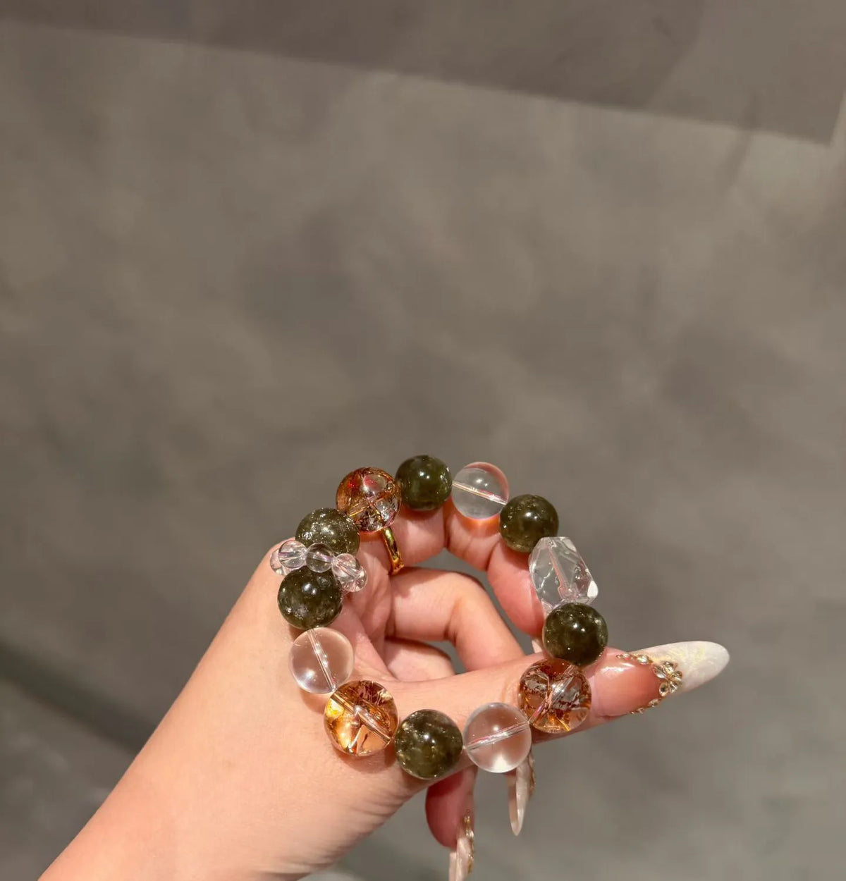 Spring Woods Emerald Quartz Bracelet