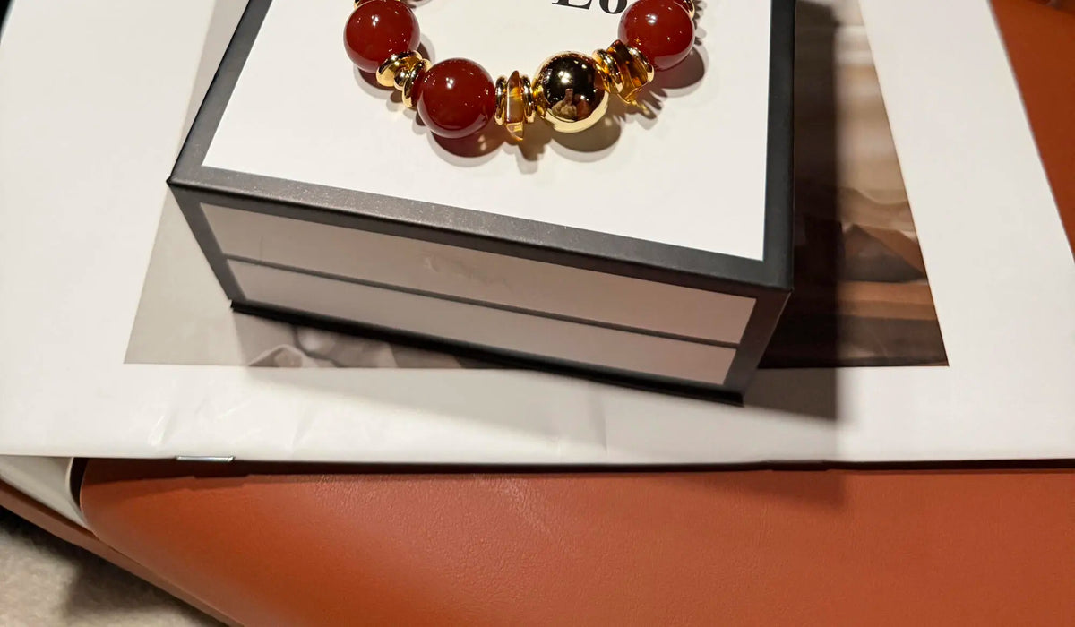 Imperial Consort Red Agate Bracelet