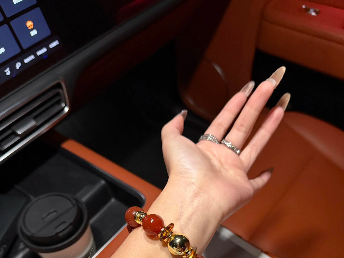Imperial Consort Red Agate Bracelet