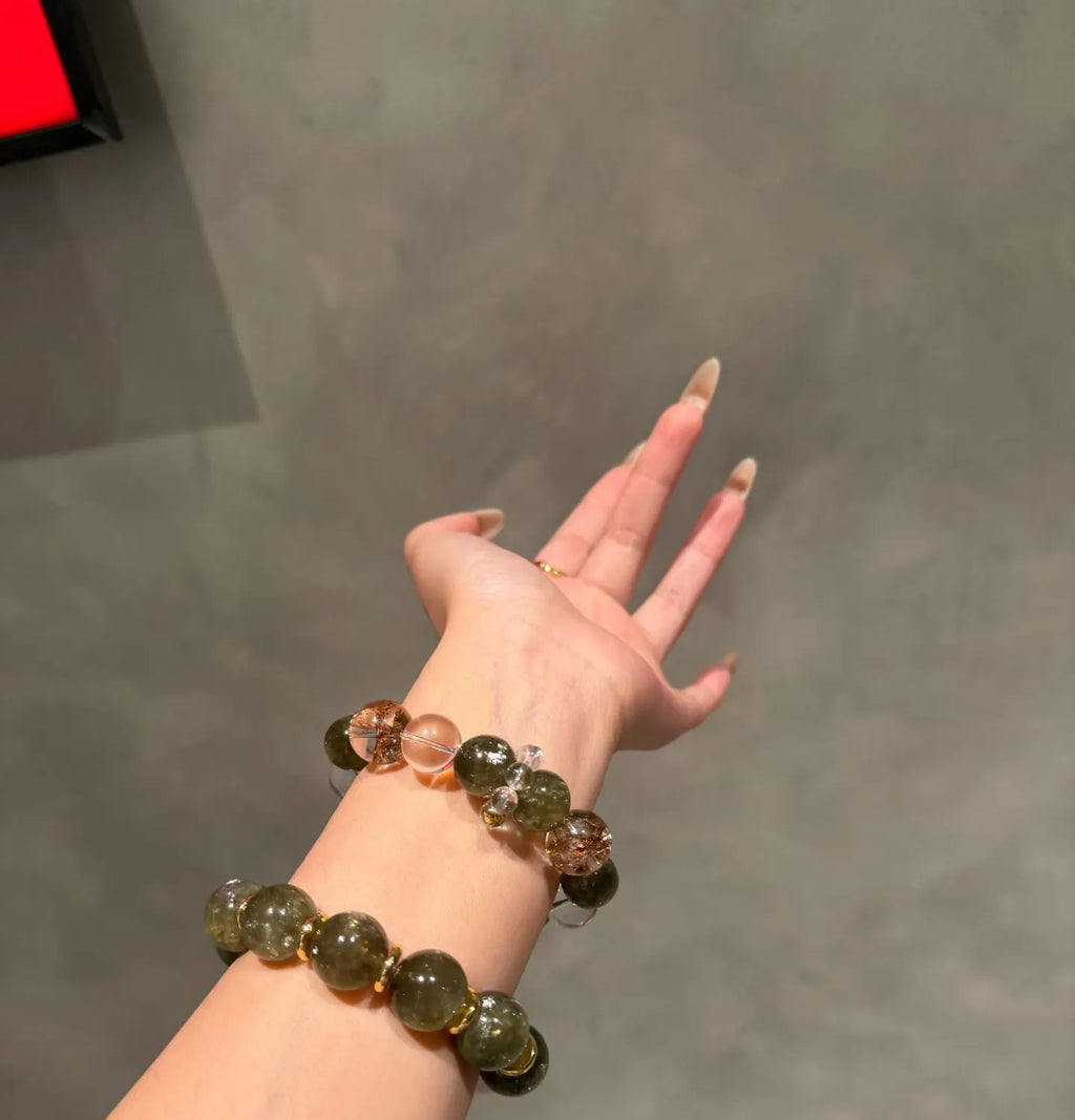 Spring Woods Emerald Quartz Bracelet