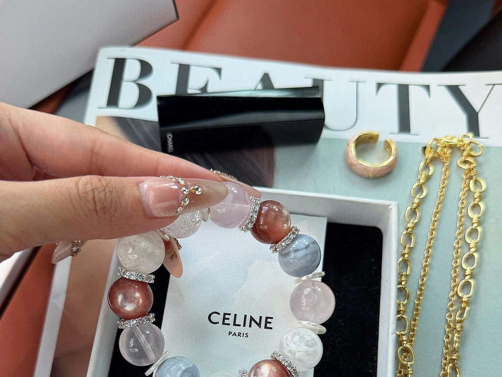 Ballet Pink Crystal Bracelet