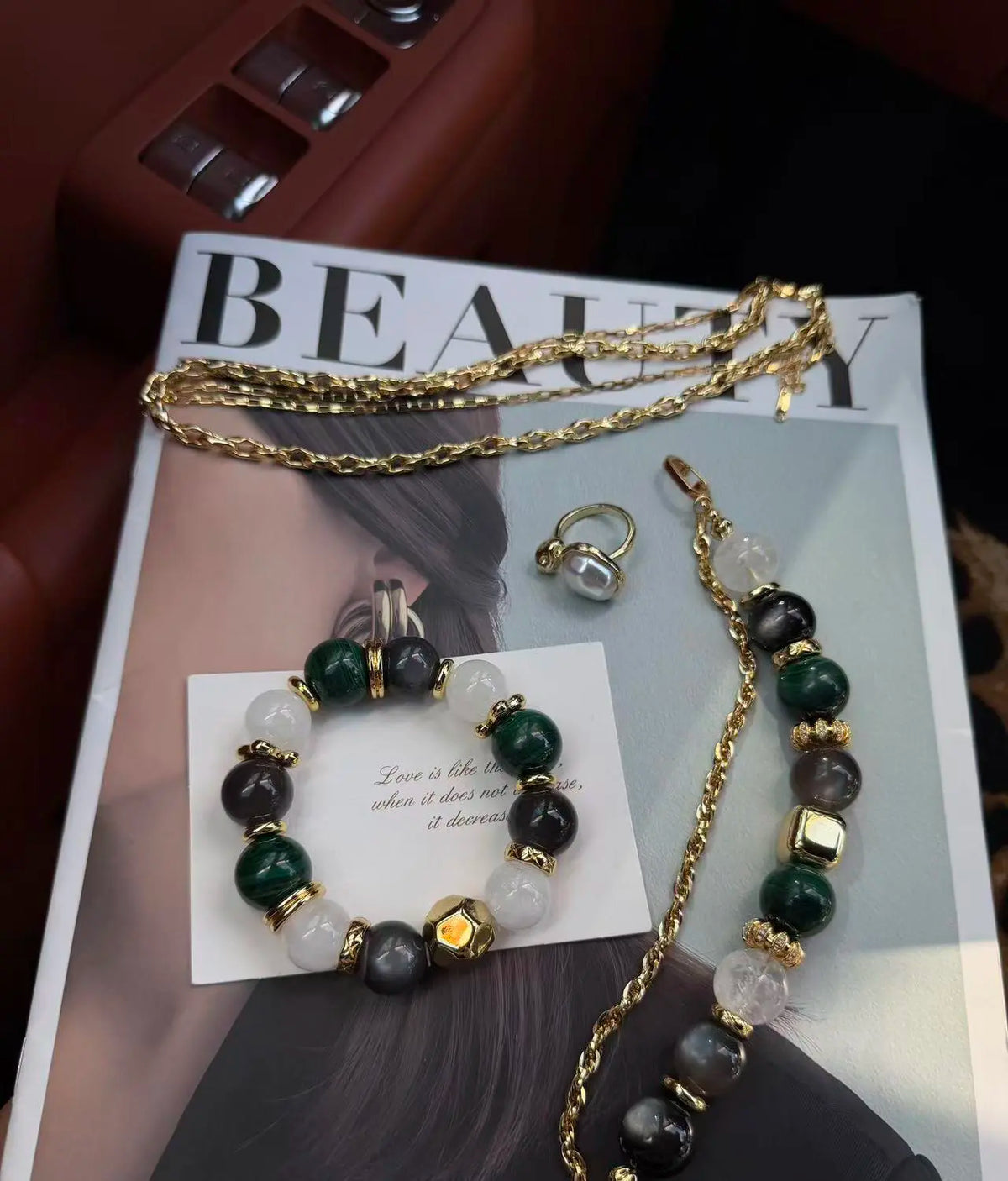 Hanging Gardens Vintage Green Bracelet