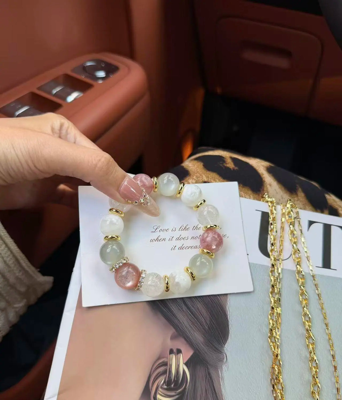 Blush Moon Moonstone Bracelet
