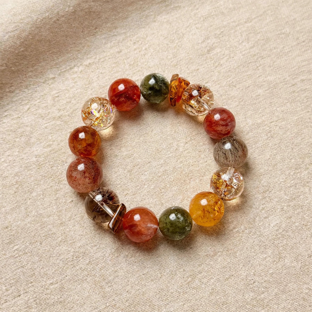 Bold Spirit Natural Crystal Bracelet